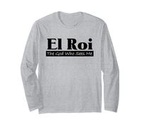 El Roi Il Dio Che Mi Vede, Regalo per credenti, ispiratore Maglia a Manica