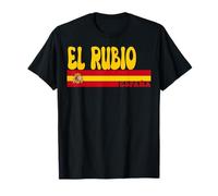 El Rubio Città Spagna Vintage Estetica Estate Vacanza Maglietta