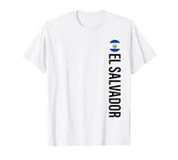 El Salvador Bandiera Verticale Maglietta