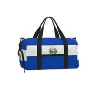 El Salvador - Borsa a tracolla per sport, borsa da viaggio in tela con scomparto per scarpe
