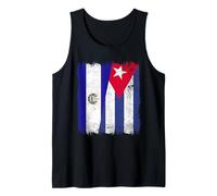 El Salvador Cuba Half Flag Salvador Cuban Heritage Canotta