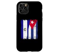 El Salvador Cuba Half Flag Salvador Cuban Heritage Custodia per iPhone 11 Pro