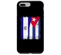 El Salvador Cuba Half Flag Salvador Cuban Heritage Custodia per iPhone 7 Plus/8 Plus