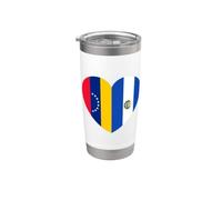 El Salvador e Venezuela United in Roots Bicchiere termico in acciaio inox doppia parete