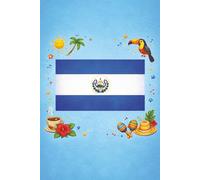 El Salvador Flag Journal - 6x9 Lined Notebook for Writing, Notes, and Everyday Use