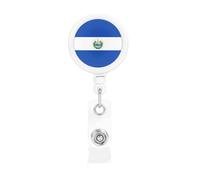 El Salvador Il porta badge retrattile in plastica è realizzato in materiale ABS e la corda è in nylon