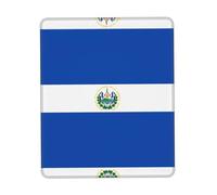 El Salvador, tappetino per mouse multicolore in gomma ispessita con bordo bloccato, 21,1 x 26,2 cm, per ufficio, gioco, studio e scrivania