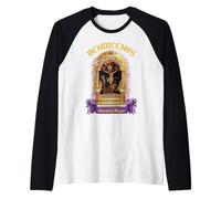 El Señor de Los Milagros is The Patron of Peruvian Lima Peru Maglia con Maniche Raglan