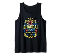 El Shaddai Genesi 17:1 Layered Text Christian Canotta