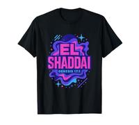 El Shaddai Genesi 17:1 Layered Text Christian Maglietta