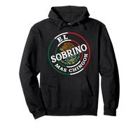 El Sobrino mas Chingon Matchin Couple Mexicans Roots Felpa con Cappuccio