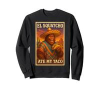 El Squatcho Ate My Taco Bigfoot Taco Amante Grafica Felpa