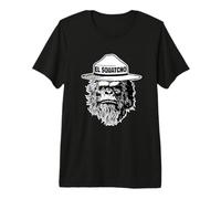 El Squatcho Divertente Bigfoot Ranger Maglietta Premium
