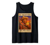 El Squatcho ha Mangiato Il Mio Taco Arte Ispirata al Sud-Ovest Canotta