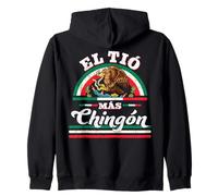 El Tío Más Chingón Funny Matching Family Couples Humor Felpa con Cappuccio