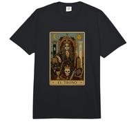 El Trono Tarocchi Dark Gothic Skeleton Queen Comfort Colors Adult Heavyweight T-Shirt