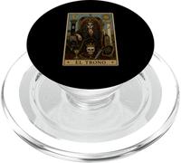 El Trono Tarocchi Dark Gothic Skeleton Queen PopSockets PopGrip per MagSafe