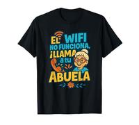 El WiFi no funciona, ¡llama a tu Abuela! divertente nonna Maglietta