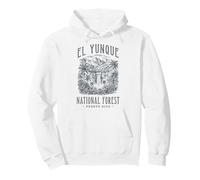 El Yunque National Forest Puerto Rico Foresta Pluviale Felpa con Cappuccio