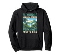 El Yunque National Forest Puerto Rico Foresta Pluviale Felpa con Cappuccio