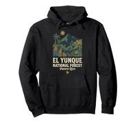 El Yunque National Forest Puerto Rico Foresta Pluviale Felpa con Cappuccio