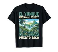 El Yunque National Forest Puerto Rico Foresta Pluviale Maglietta