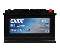 Batteria avviamento EXIDE EL800 compatibile con ALFAROME/FIAT/LANCI FIAT TOYOTA