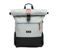 Ela Mo Zaino da donna Rolltop bello, confortevole e ben progettato, 18 l, Lightgrey Orange Pop, L, Casual