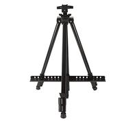 Elabode per Treppiede Regolabile con Supporto Telescopico, Supporto per Artista in Metallo Leggero, Cavalcatura in Metallo Portatile in Metallo Portatile a Blocco Rapido per