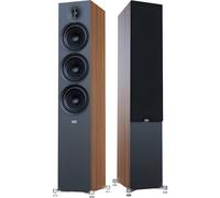 Elac Debut 3.0 DF63 noce (confezione da 2) - Diffusore a colonna, 180 W, Bass-reflex, 6 ohm