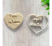 ELACE Emporte - Stampo per biscotti per biscotti, per biscotti, per biscotti, forme varie, per biscotti, torte, decorazioni, ideale per cottura, artigianato, bambini, dimensioni 7 x 6 x 1,5 cm