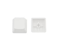 Elacgap Profilo OEM bianco vuoto Keycaps Materiale PBT, 1U R4 Keycap per interruttori MX tastiera meccanica (bianco, 100 pezzi)