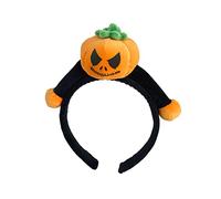Eladcncmc Cerchietto per capelli a forma di zucca in stile cartone animato, per donne e ragazze, colore