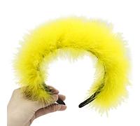 Eladcncmc Fascia per capelli in peluche, accessorio per capelli alla moda, per cosplay, feste, donne e ragazze