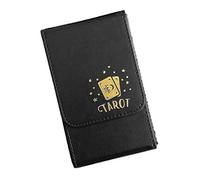 Eladcncmc PU Tarocchi Caso Tarocchi Carte Scatola Contenitore Collezione Gioco Da Tavolo Carta Manicotto Scatola