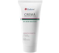 ELADERM Crema Fluida Viso Corpo Idratante Esfoliante con 2% Acido Salicilico 100ml - Pelle Sogetta a Psoriasi, Dermatitis, Cheratosi, Anti Imperfezioni, Pelle Grasa, Acneica, Riduce Sebo e Pori