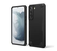 elago Armor Cover Case Compatibile con Samsung Galaxy S22 5G (6.1"), Custodia Resistente, TPU Premium, Struttura Fibra di Carbonio, Protezione Completa, Copertura Antiurto Bumper (Nero)