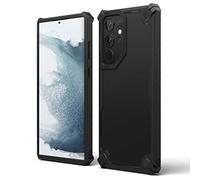 elago Armor Cover Case Compatibile con Samsung Galaxy S22 Ultra 5G (6.8"), Custodia Resistente, TPU Premium, Struttura Fibra di Carbonio, Protezione Completa, Copertura Antiurto Bumper (Nero)
