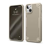 elago Armor Cover Compatibile con iPhone 13 Case (6.1"), Custodia Protettiva per Impieghi Gravosi, Struttura in Fibra di Carbonio, Design Robusto e Resistente, Antiurto, TPU Premium (Sabbia)