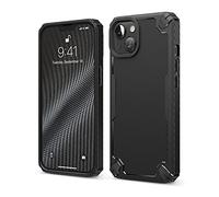 elago Armor Cover Compatibile con iPhone 13 Case (6.1"), Custodia Protettiva per Impieghi Gravosi, Struttura in Fibra di Carbonio, Design Robusto e Resistente, Antiurto, TPU Premium (Nero)