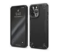 elago Armor Custodia Cover Compatibile con iPhone 13 Pro Case (6.1"), Custodia Protettiva per Impieghi Gravosi, Struttura in Fibra di Carbonio, Design Robusto e Resistente, TPU Premium (Nero)