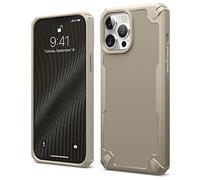elago Armor Custodia Cover Compatibile con iPhone 13 Pro Max Case (6.7"), Custodia Protettiva per Impieghi Gravosi, Struttura in Fibra di Carbonio, Design Robusto e Resistente, TPU Premium (Sabbia)