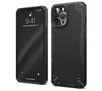 elago Armor Custodia Cover Compatibile con iPhone 13 Pro Max Case (6.7"), Custodia Protettiva per Impieghi Gravosi, Struttura in Fibra di Carbonio, Design Robusto e Resistente, TPU Premium (Nero)