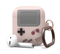 elago AW5 compatibile con AirPods Case 1 e 2 Custodia con design classico da giocatore di gioco con portachiavi Struttura in silicone resistente