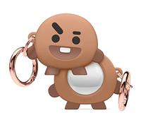 elago BT21 Custodia in Silicone Compatibile con AirTag Case, Air Tag Keychain - Protezione da Cadute, Tracciamento di Chiavi, Zaini, Dispositivo di Tracciamento non Incluso [Merce ufficiale] (SHOOKY)