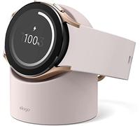 elago Charging Stand Compatibile con Samsung Galaxy Watch 4, Classic, 3, Active 2, 1 [40 41 44 45 46mm] Gestione dei Cavi [Cavo Non Incluso] (Rosa Sabbia)