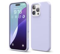 Elago Compatibile con iPhone 16 Pro Max Cover in Silicone Liquido Premium - Protettiva Completa, Antiurto, Sottile, Fodera in Microfibra Antigraffio (Viola)