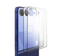 elago Confezione da 2 Vetri Temperati+ Protezione per Schermo Compatibile con Samsung Galaxy Z Flip 7 - Anti-Impronta, Antiurto, Protezione dai Graffi, Chiarezza Cristallina, Senza Bolle [2 pezzi]