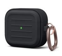 elago Cover Armor per AirPods 3 | Supporta la Ricarica Wireless, Resistente agli Urti, Protezione Completa (Nero)