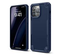 elago Custodia Armor Cover Compatibile con iPhone 14 Pro Max Case (6.7"), Protezione Anticaduta Livello Militare USA, Protettiva, Struttura in Fibra di Carbonio, Design Robusto, Antiurto (Jean Indigo)